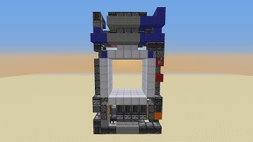 Small 5x5 Piston door (576 Blocks) Tutorial