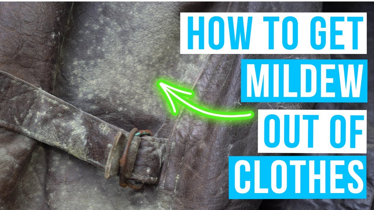 How to GET MILDEW STAINS OUT OF CLOTHES - YouTube
