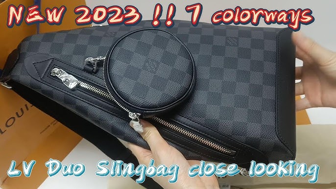 Louis Vuitton LV Duo Sling Bag new Black ref.800915 - Joli Closet