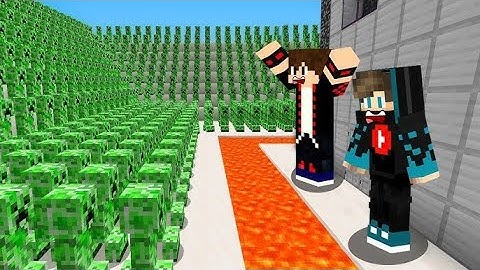 ماين كرافت : حماية البيت من جيش الكريبر !!؟ 🔥😱