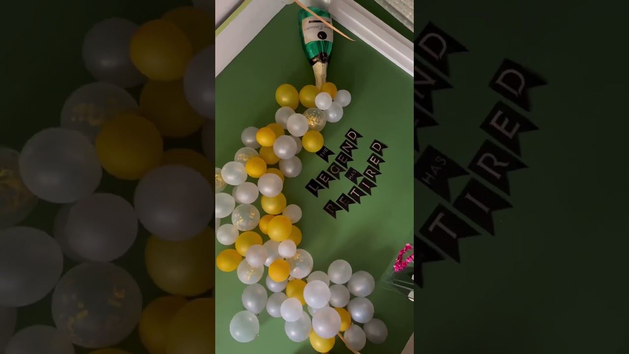 Retirement decoration 