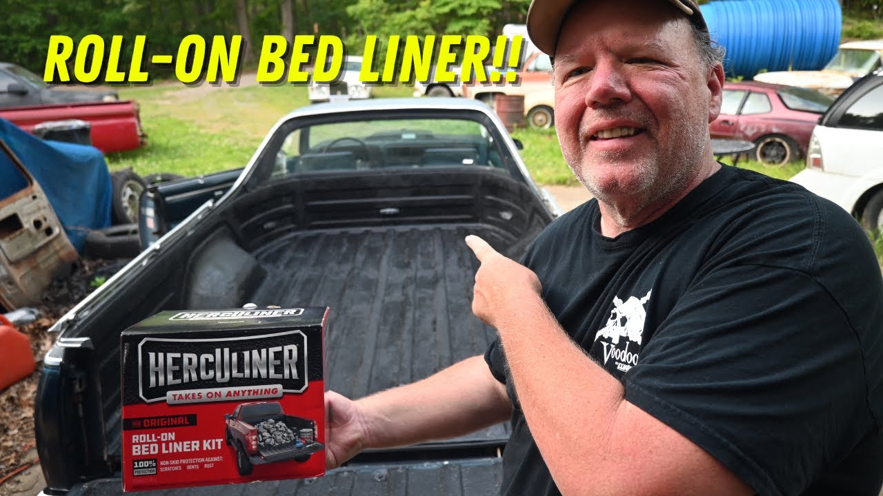 How To: DIY Roll-On Herculiner Bed Liner on a 1987 El Camino