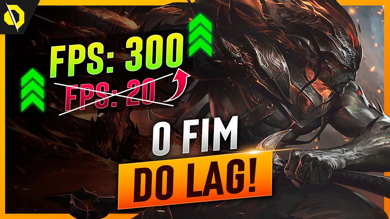 COMO AUMENTAR O FPS NO RODAR LEAGUE OF LEGENDS EM PC FRACO