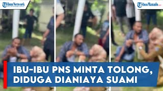 Viral Ibu-ibu Berseragam PNS Teriak Minta Tolong, Diduga Dianiaya Suami di Pinggir Jalan