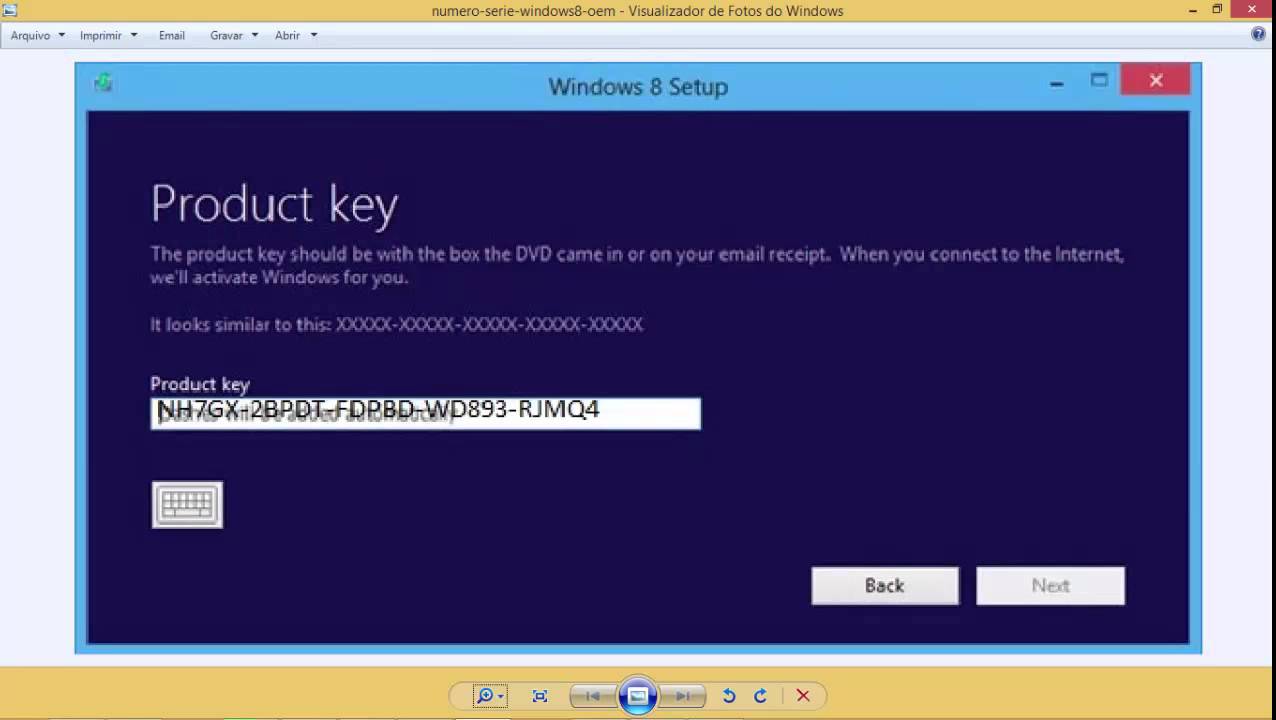 obtener clave de producto de windows 8.1