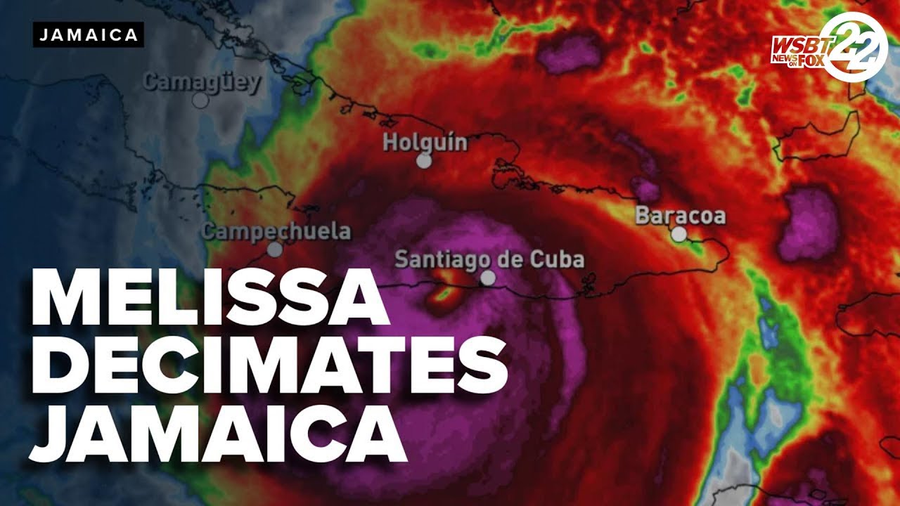 Посмотрите на разрушительные последствия урагана Мелисса