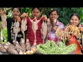 Cooking Curry Taro Tubers with Duck & Chicken Feet Recipe - Donation Curry Soup with My Neighbors