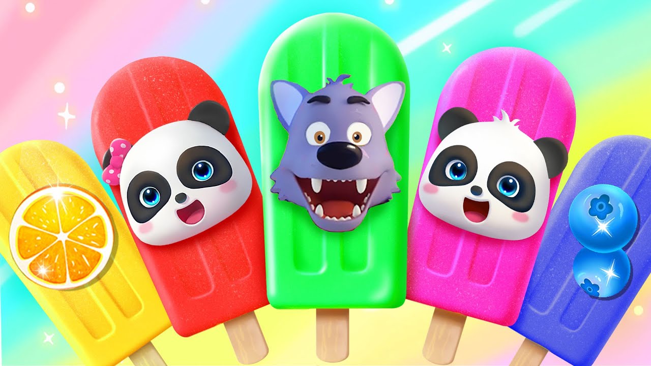 Rainbow Ice Pop | Learn Fruits | Colors Song | Nursery Rhymes & Kids Songs | BabyBus Rainbow Ice Pop | Learn Fruits | Colors Song | Nursery Rhymes & Kids Songs | BabyBus