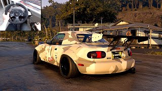 Mazda Miata | The Crew Motorfest | Steering Wheel Gameplay (Logitech G920)