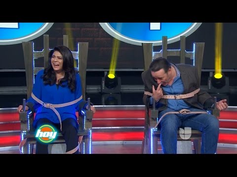 Victoria Ruffo y César Évora se enfrentan en la Silla Eléctrica.