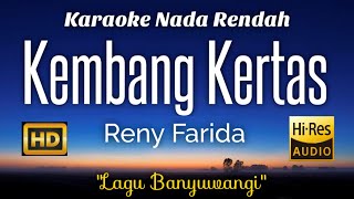 Reny Farida - Kembang Kertas Karaoke Lower Key Nada Rendah HD HQ