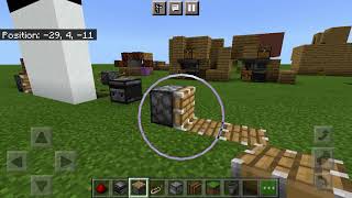 How to make a automatic wall builder in minecraft