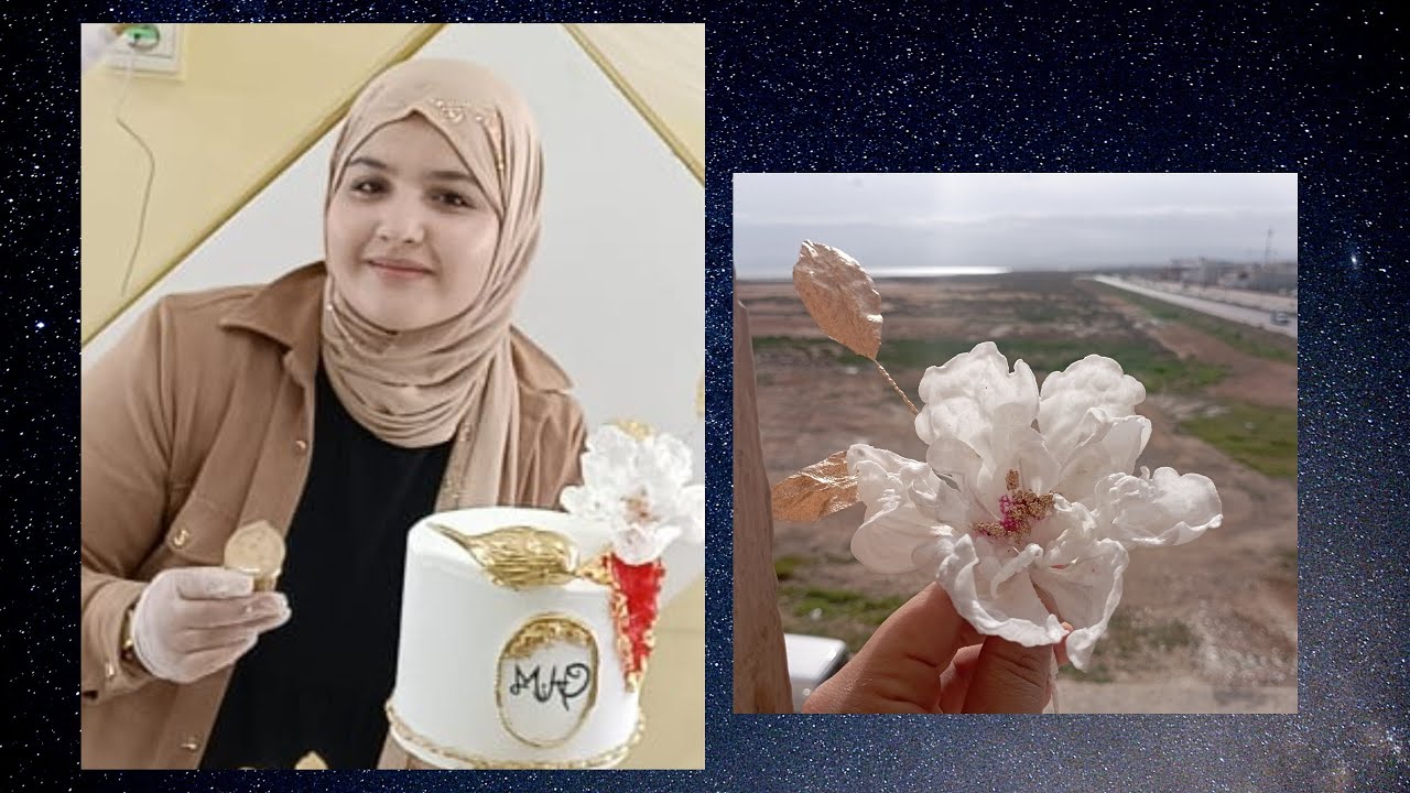 شاركت معكم طريقتي في صنع ورد بورق الأنزيم لتزين الكيك ديزاين مع حيل مبتكرة حصريا على قناتي
