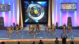 CheerForce Lady Aztecs Worlds 2014 International Open 6 Finals