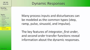CBE 430 Week 04 08 - Chapter 5 Summary