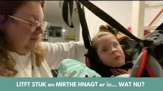 TILLIFT is WEER stuk, MIRTHE HANGT er in... WAT NU??? ||#VLOG289||