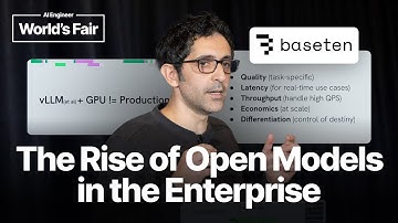 The Rise of Open Models in the Enterprise — Amir Haghighat, Baseten