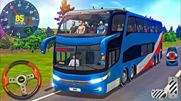 City Luxury Bus Driving  Bus Simulator Game 3D - Android iOS Gameplay Video 