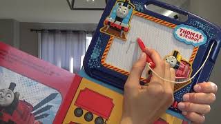 ASMR drawing etch-a-sketch