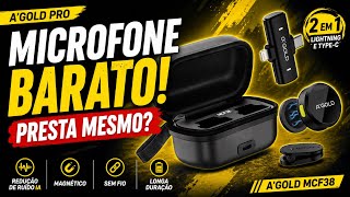 Microfone A’Gold Pro MCF38 Vale a Pena? Testei na Prática!
