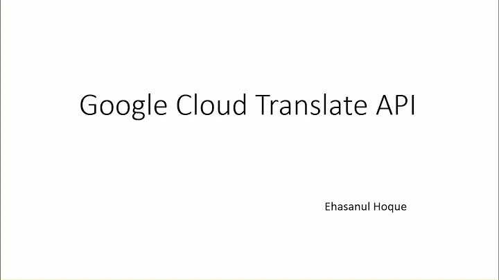 Google Cloud Translate API with DotNet | Google Cloud Translate API | Google.Cloud.Translation.V2