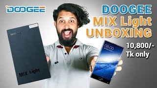 Doogee mix light mobile phone unboxing