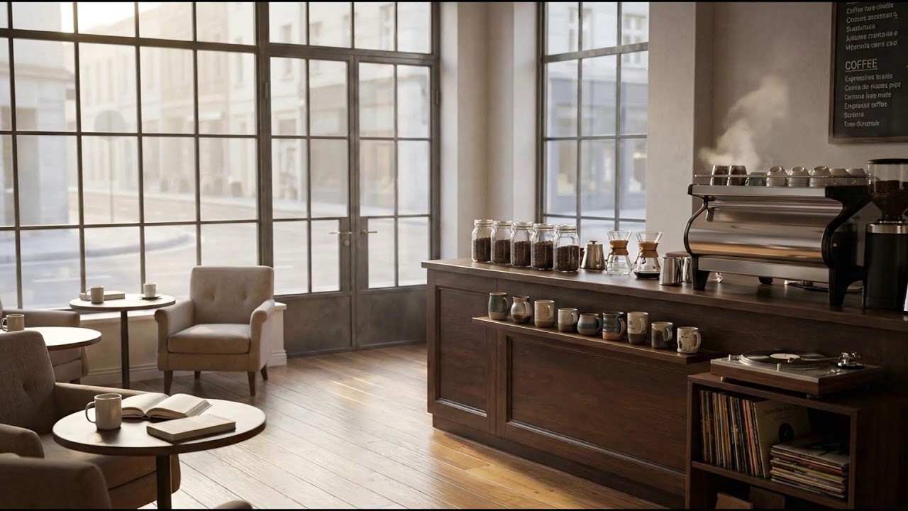 春のジャズ隠れ家 ☀️🎶 居心地の良いカフェのひととき