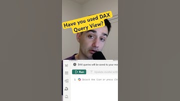 How to use Power BI DAX query view with a measure