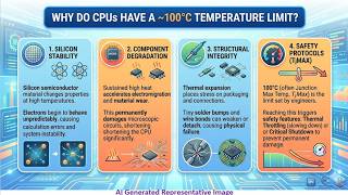 Why do computer CPUs have a temperature limit of around 100°C?