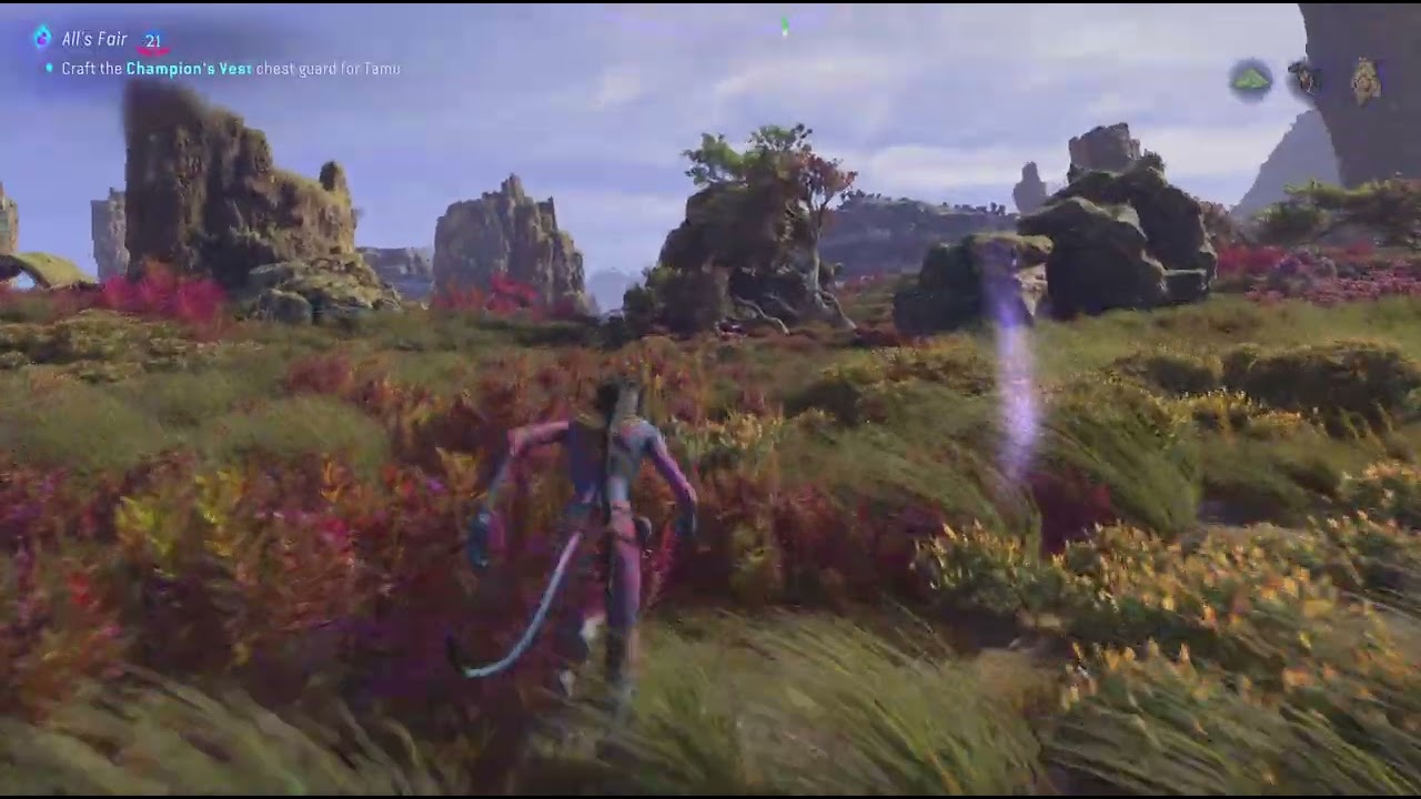 Avatar: Frontiers of Pandora_the Sky Breaker gameplay Part 3_3rd person camera.