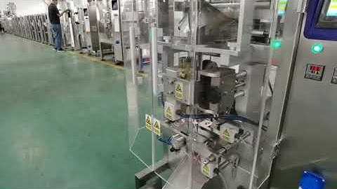 High Speed Vertical Form Fill Seal Machine With Volumetric Cup Filling