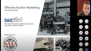 SAIA Presents: Effective Online Auction Marketing with Dan & Nicolette at Bidpath