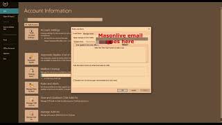 Forward MasonLive Email to Your Outlook Account (Desktop Client)