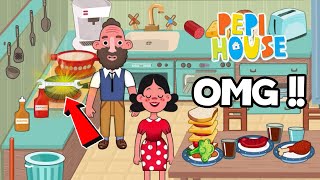 Pepi House: Happy Family - Craziest Dad Cooking Spanner ? screenshot 5