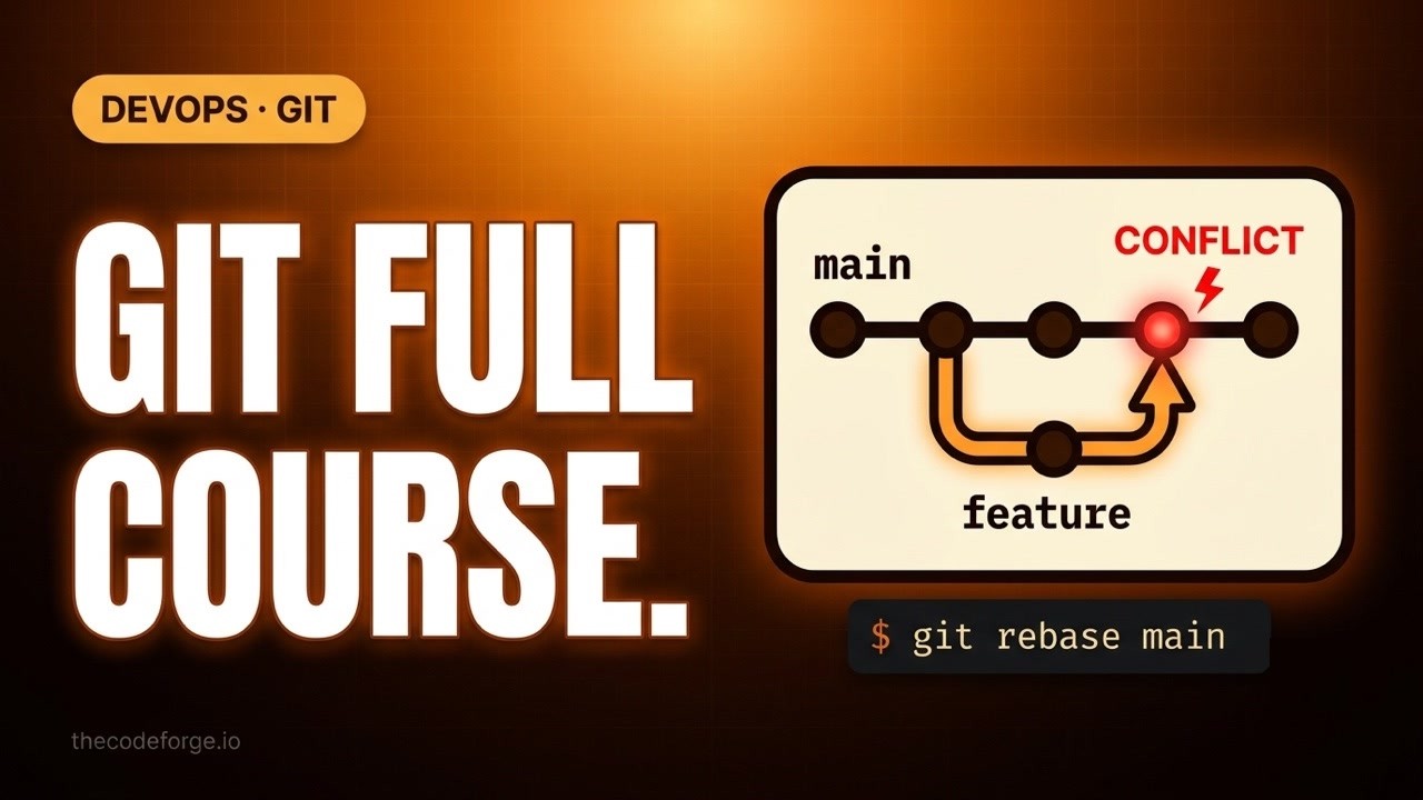 Git Tutorial for Beginners: Full Course (Branching, Merging, Undo ...