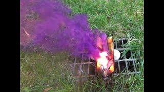 Aluminium and Iodine Purple Smoke Reaction - Ex&amp;F