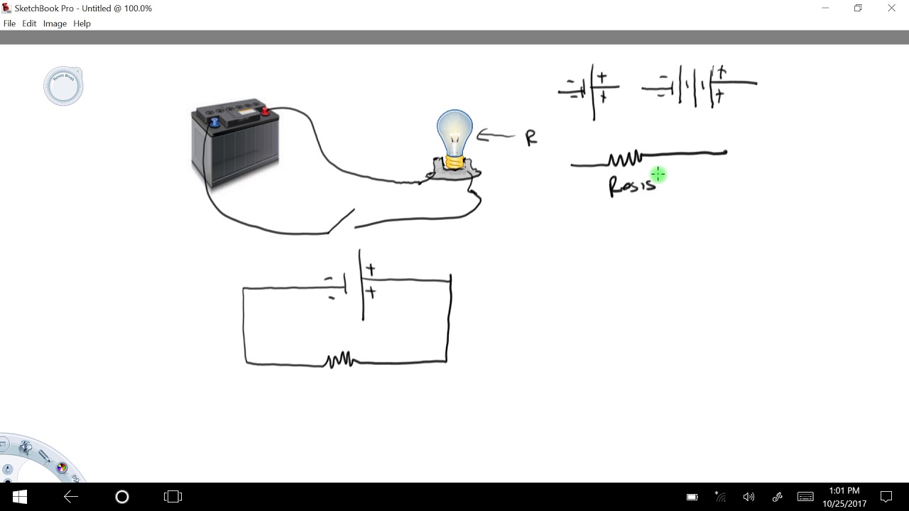 How to draw a simple circuit diagram - YouTube