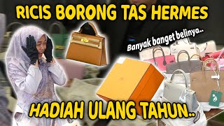 RICIS BORONG TAS HERMES.. DIDATENGIN KE RUMAH.. Hadiah Ulang Tahun..!