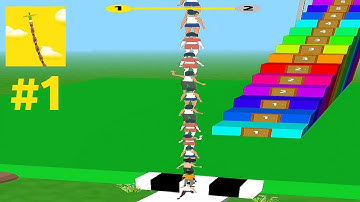 Tower Run - All Levels Gameplay Android, iOS | Part 1 New Update Levels 1-3