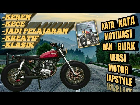 KATA KATA MOTIVASI DAN BIJAK SIMPLE VERSI MOTOR JAPSTYLETROY COMPANY