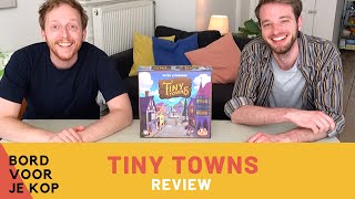 Tiny Towns Bordspel Review - Burgemeesterlijke Puzzelvreugd