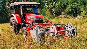 Mahindra arjun novo 605 di goes to crop cutter par performance in solamland @Mohantractorslife 