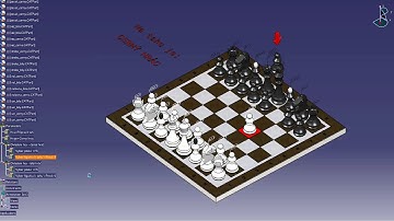 CATIA V5 Chess game