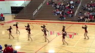 Lincoln WR LHS Dance Team Jan 21 2014
