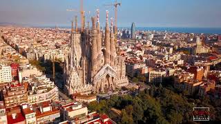 Breathtaking 4K footage of Barcelona!  Video by: iDrone Aerials Music -
