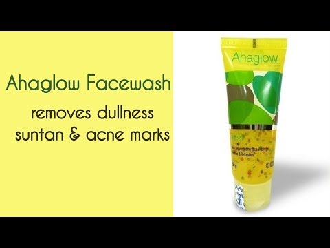 AhaGlow Face wash Review - REMOVES DULLNESS/SUNTAN & ACNE MARKS