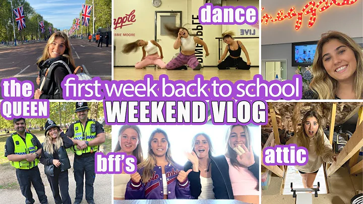 First Week Back To School Weekend VLOG, dance, pet...