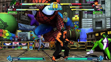 Marvel vs Capcom 3 Jaiitup (Spider-man, She-Hulk, TaskMaster) vs Revin122 (Dante, Ryu, Sentinel)