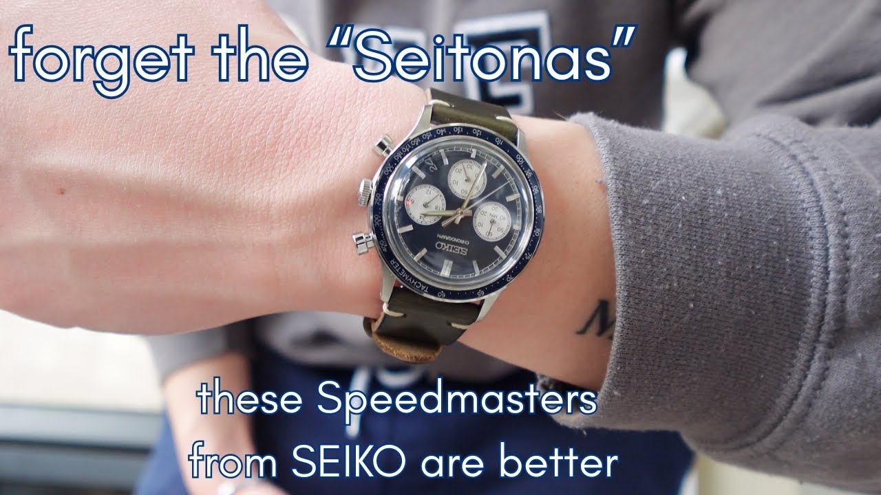 Seiko's Speedmaster is Even Better than its Daytona - YouTube