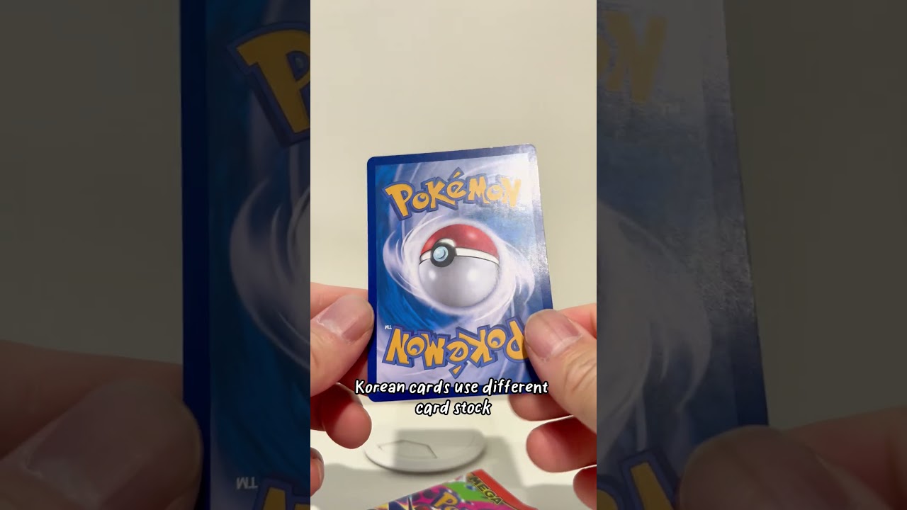 Korean Pokemon Cards are FAKE?! Rip Test - YouTube